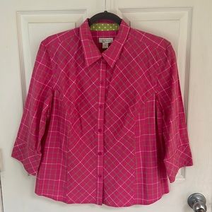**NWT** CHRISTOPHER & BANKS BUTTON DOWN SHIRT ~ SZ M
